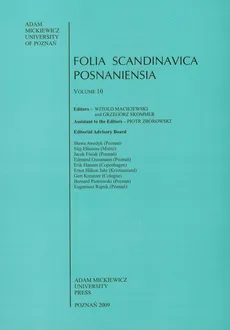 Folia Scandinavica Posnaniensia volume10