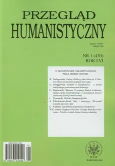 Przegląd humanistyczny 1/2012 - Praca zbiorowa