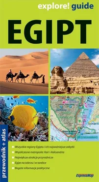 Egipt 2w1 przewodnik + atlas