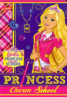 Zeszyt A5 Barbie w kratkę 32 kartki Princess Charm School - Outlet