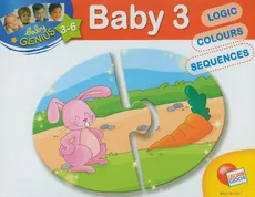 Baby Genius układanka królik 8x2 - Outlet