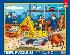 Puzzle ramkowe 25 Na budowie