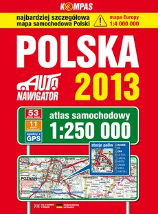 Polska Atlas samochodowy 1:250 000