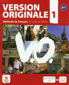 Version Originale 1 Podręcznik + CD + DVD A1 - Outlet - Monique Denyer, Agustin Garmendia, Marie-Laure Lions-Olivieri