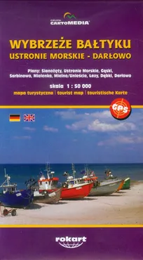 Wybrzeże Bałtyku Ustronie Morskie Darłowo mapa turystyczna 1:50 000 - Outlet
