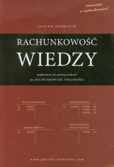 Rachunkowość wiedzy - Lesław Niemczyk