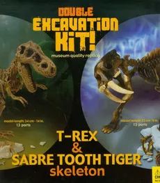 Wykopaliska 2-pack T-Rex / Tygrys szablozębny
