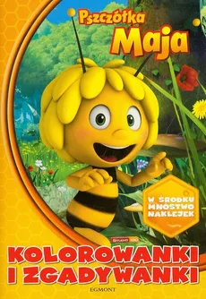 Pszczółka Maja Kolorowanki i zgadywanki z naklejkami