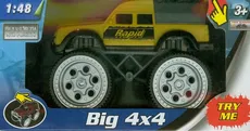 Monster truck 4x4 z dźwiękiem 1:48 żółty