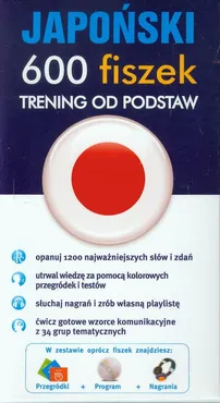 Japoński 600 fiszek Trening od podstaw +CD - Adam Klawczyński