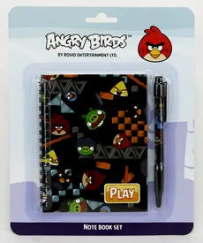 Notes A6 z zawieszką + długopis Angry Birds Play