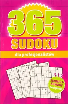 365 Sudoku dla profesjonalistów - Outlet