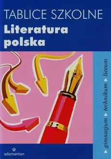 Tablice szkolne Literatura polska