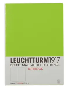 Notatnik Leuchtturm1917 Jottbook A4 gładki 60 kartek limonkowy