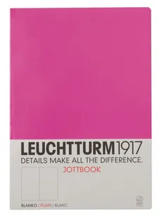 Notatnik Leuchtturm1917 Jottbook A4 gładki 60 kartek różowy