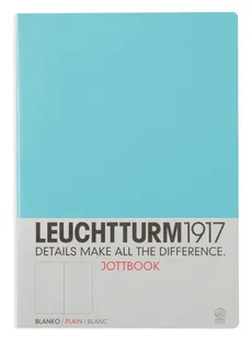 Notatnik Leuchtturm1917 Jottbook A4 gładki 60 kartek turkusowy
