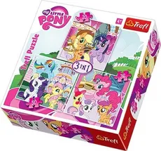 Puzzle 3w1 My Little Pony Zabawy kucyków - Outlet