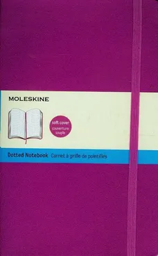 Notes L Moleskine Classic w kropki orchidea