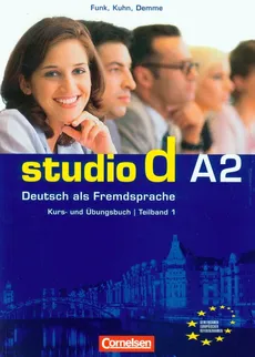 Studio d A2 Teilband 1 Kurs und Ubungsbuch Podręcznik z ćwiczeniami + CD - Outlet