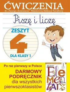 Piszę i liczę 1 Zeszyt 4 - Anna Wiśniewska