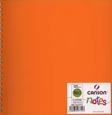 Szkicownik kwadratowy Canson Notes 50 kartek pomarańczowy