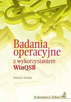 Badania operacyjne z wykorzystaniem WinQSB - Outlet - Dariusz Siudak