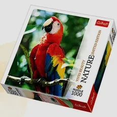 Puzzle 1000 Ara czerwona Honduras Nature Limited Edition Vivid Beauty