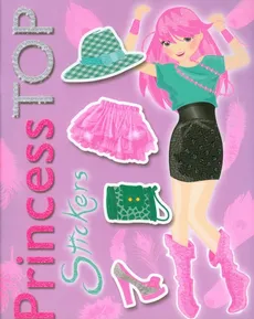 Princess Top Stickers Kolorowanka z naklejkami