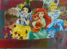 Puzzle 160 Shine Color Disney Księżniczki i ich zwierzaki