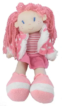 Lalka Laura 35 cm różowa