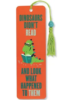 Zakładka do książki Dinozaury nie czytały Peter Pauper Press