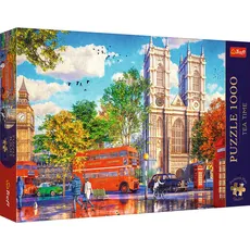 Puzzle Premium Plus Quality Tea Time: Widok na Londyn 1000