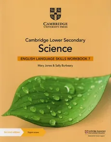Cambridge Lower Secondary Science English Language Skills Workbook 7 with Digital Access (1 Year) - Outlet - Sally Burbeary, Mary Jones
