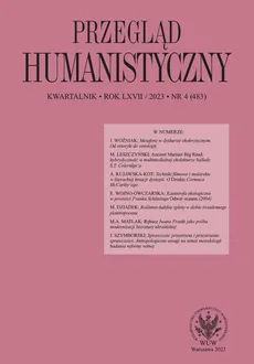 Przegląd Humanistyczny 2023/4 (483)