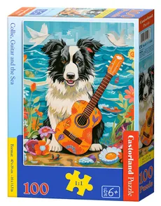 Puzzle 100 Collie, Guitar and the Sea
