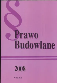 Prawo budowlane 2008 - Outlet