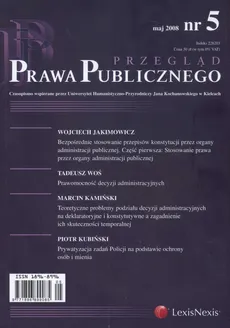 Przegląd Prawa Publicznego  2008/04