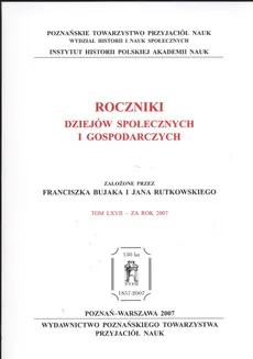 Roczniki Dziejów Społecznych i Gospodarczych - Franciszek Bujak, Jan Rutkowski