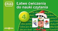PUS Łatwe ćwiczenia do nauki czytania cz. 4 - Outlet - Małgorzata Chromiak