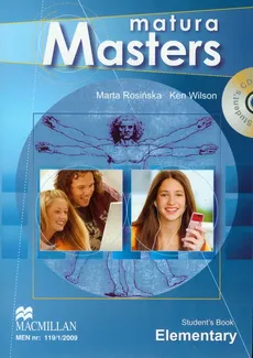 Matura Masters Elementary Student's Book + CD - Outlet - Marta Rosińska, Ken Wilson