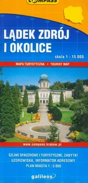 Lądek Zdrój i okolice mapa turystyczna - Outlet