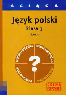 Ściąga Język polski 3