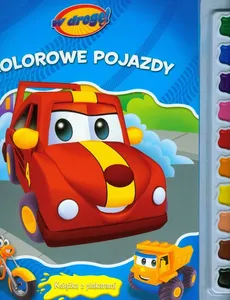 Kolorowe pojazdy W drogę /z farbkami/
