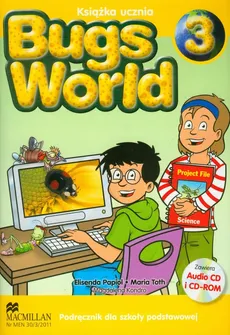 Bugs World 3 Podręcznik z płytą CD - Magdalena Kondro, Elisenda Papiol, Maria Toth