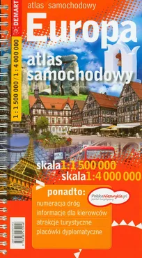 Europa atlas samochodowy 1:1 500 000 - Outlet