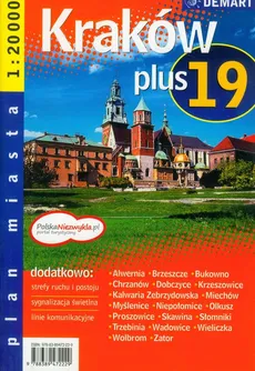 Kraków plus 19 plan miasta