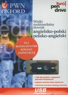 PenDrive Wielki multimedialny słownik angielsko-polski polsko-angielski