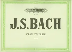 Orgelwerke VI - Bach Johann Sebastian
