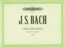 Orgelwerke VIII - Outlet - Bach Johann Sebastian