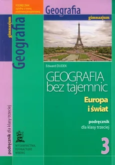 Geografia bez tajemnic 3 Podręcznik - Outlet - Edward Dudek
